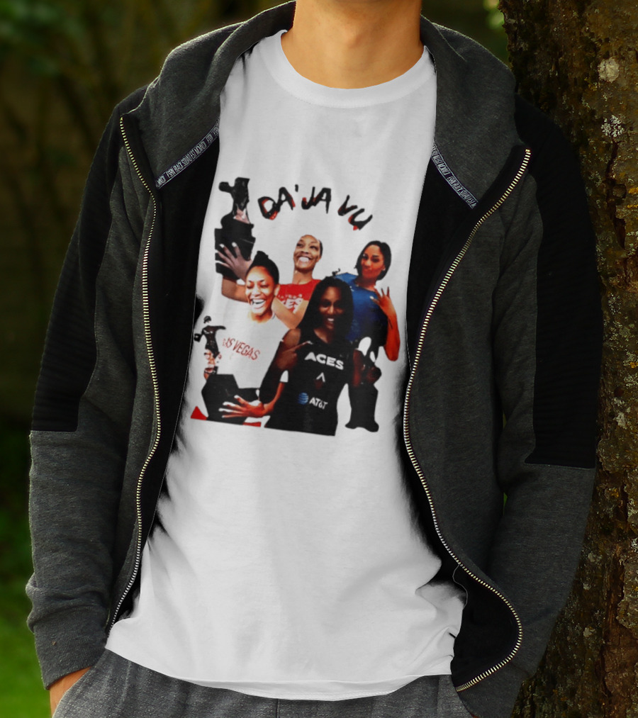 Aja Wilson DA'JA Vu Las Vegas Aces 4X MVP WNBA Legend T-Shirt