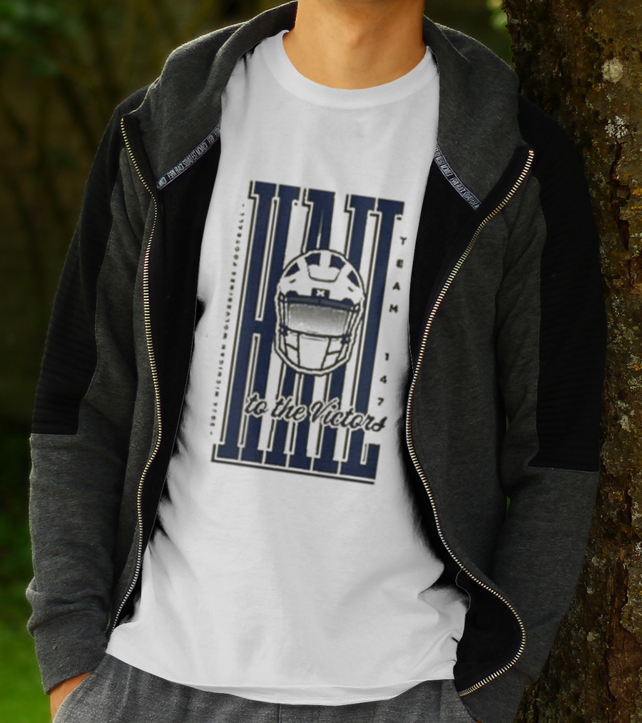 Hail Michigan Wolverines Football Helmet Icon 2026 T-Shirt