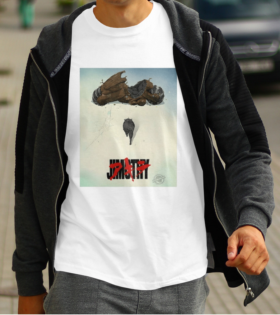 Jimothy Akira Kaneda Bike Homage Neo Tokyo Anime T-Shirt