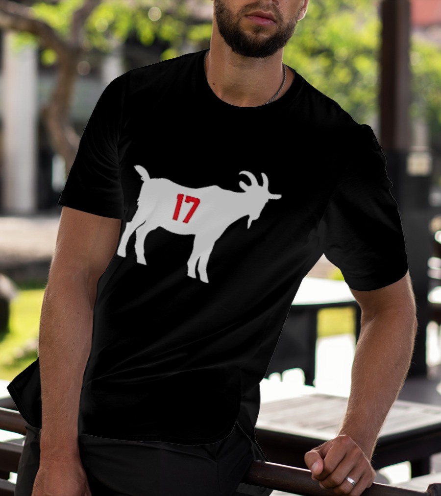 17 White Billy Goat T-Shirt