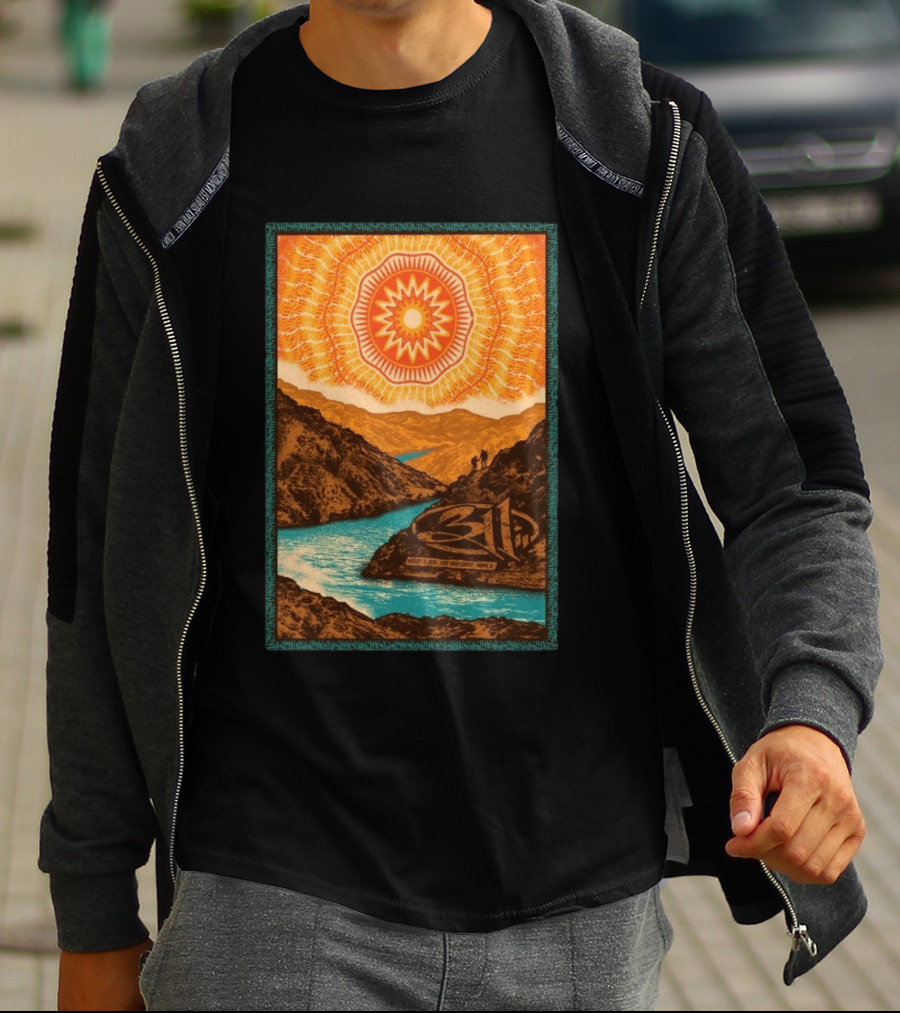311 August 11 2026 Nampa ID Sunburst Mountain River Scene T-Shirt