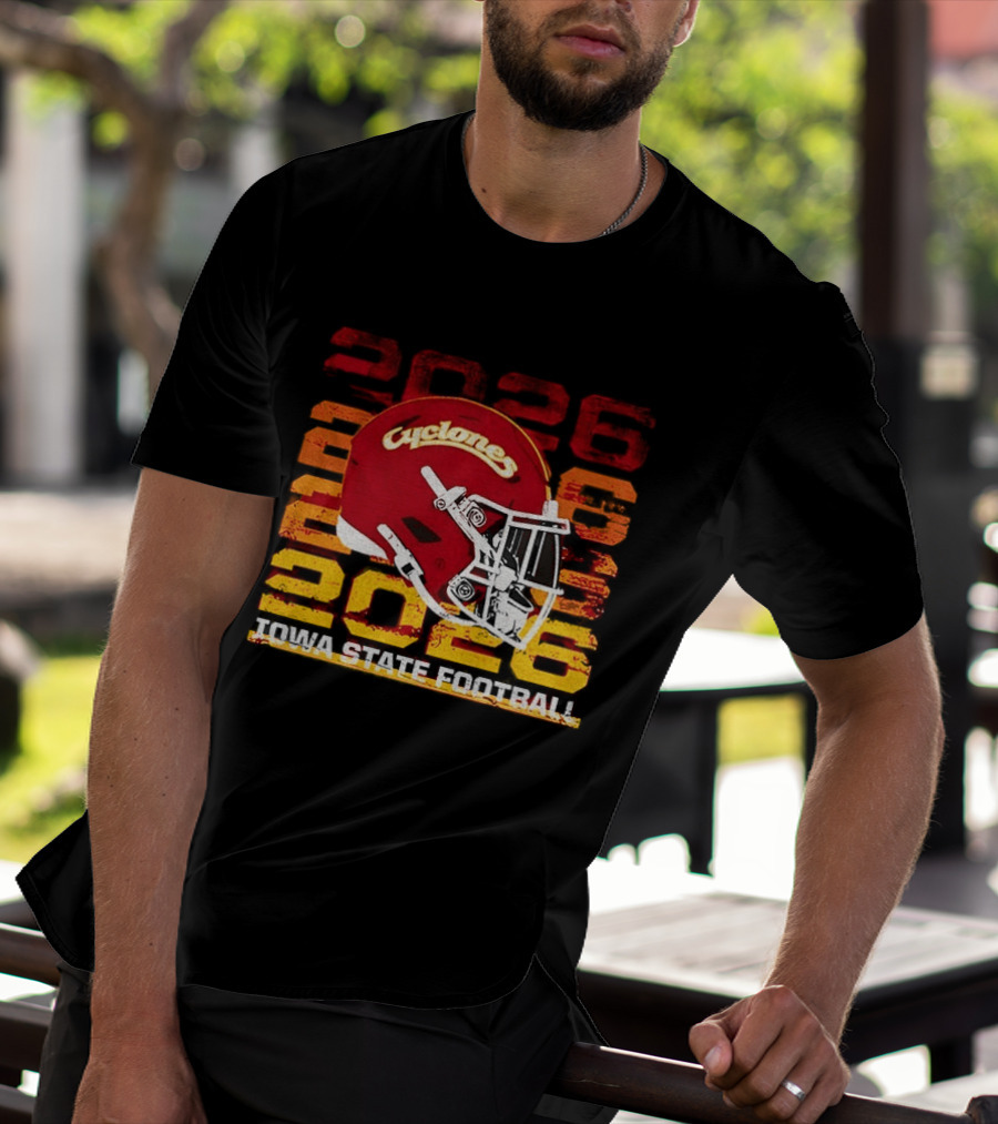 Cyclones Helmet 2026 Iowa State Football Gameday T-Shirt