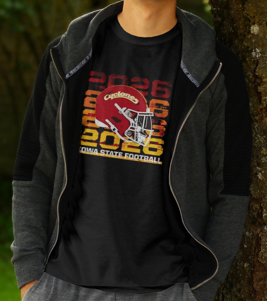 Cyclones Helmet 2026 Iowa State Football Gameday T-Shirt