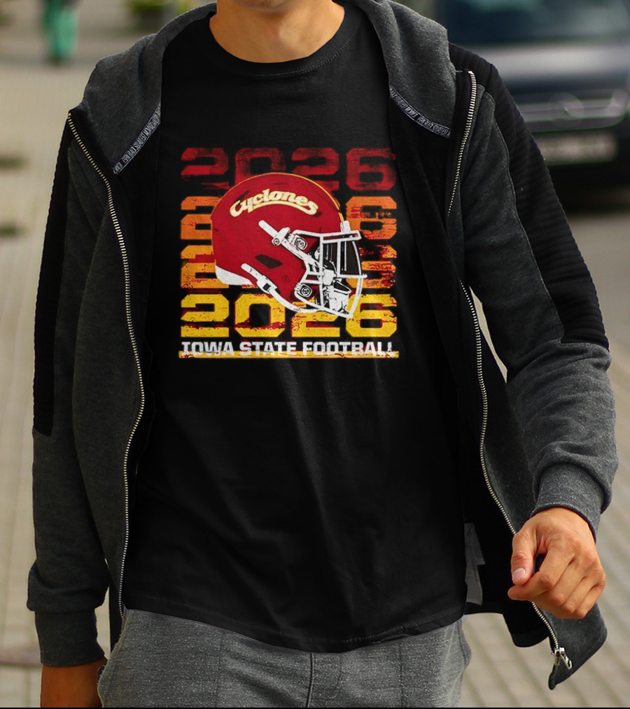 Cyclones Helmet 2026 Iowa State Football Gameday T-Shirt