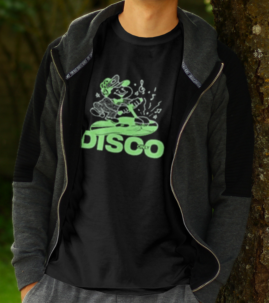 Disco Only Groove Maintenance Retro Character Dance Vibes T-Shirt