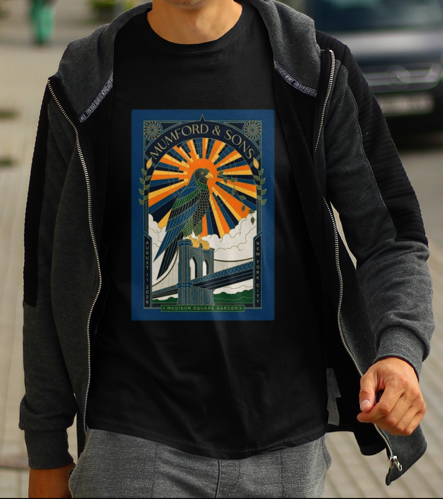 Mumford And Sons Madison Square Garden August 11 2026 New York City T-Shirt