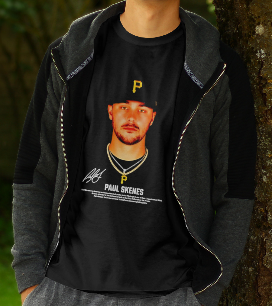 Paul Skenes Pittsburgh Pirates American Professional Baseball Player T-Shirt