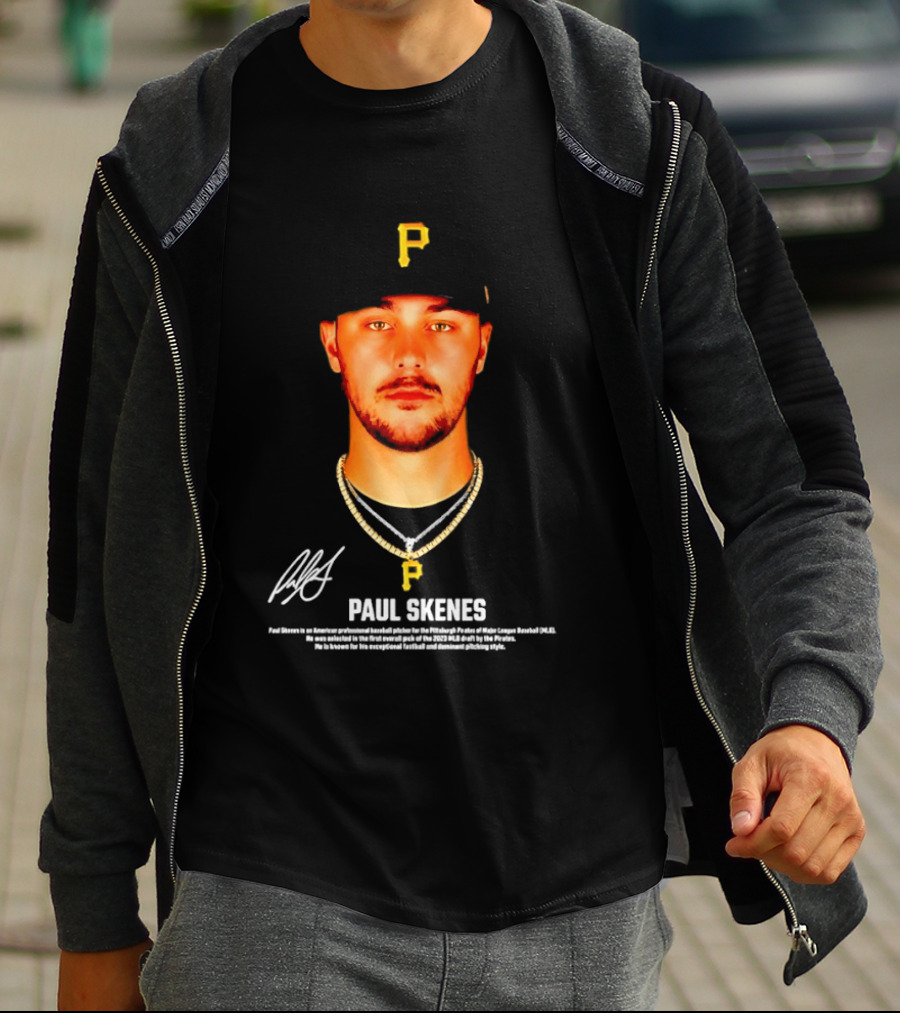 Paul Skenes Pittsburgh Pirates American Professional Baseball Player T-Shirt