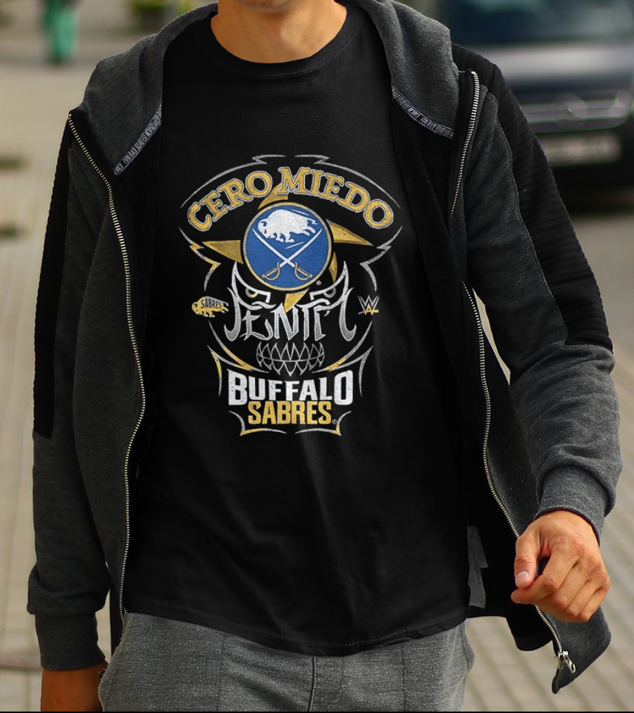 Cero Miedo Penta Buffalo Sabres WWE Collaboration T-Shirt