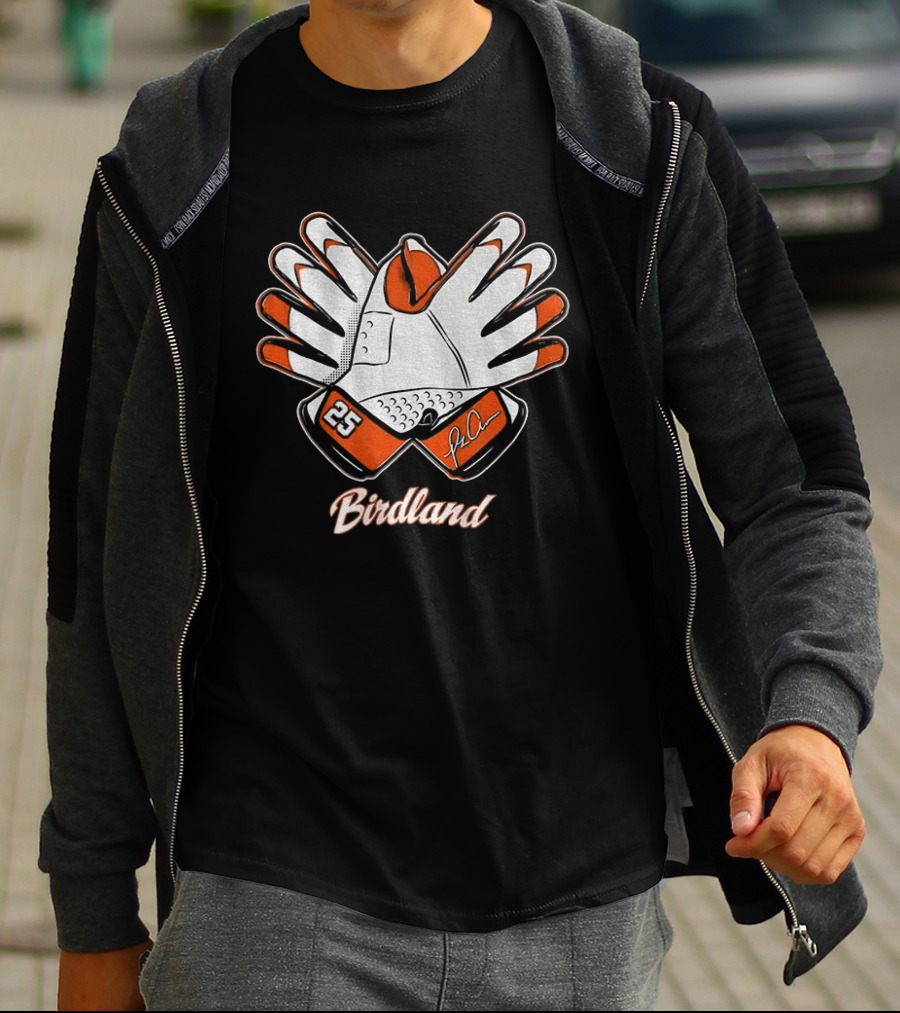 Birdland Bird Hands Celebration Pete Alonso Signature 25 T-Shirt