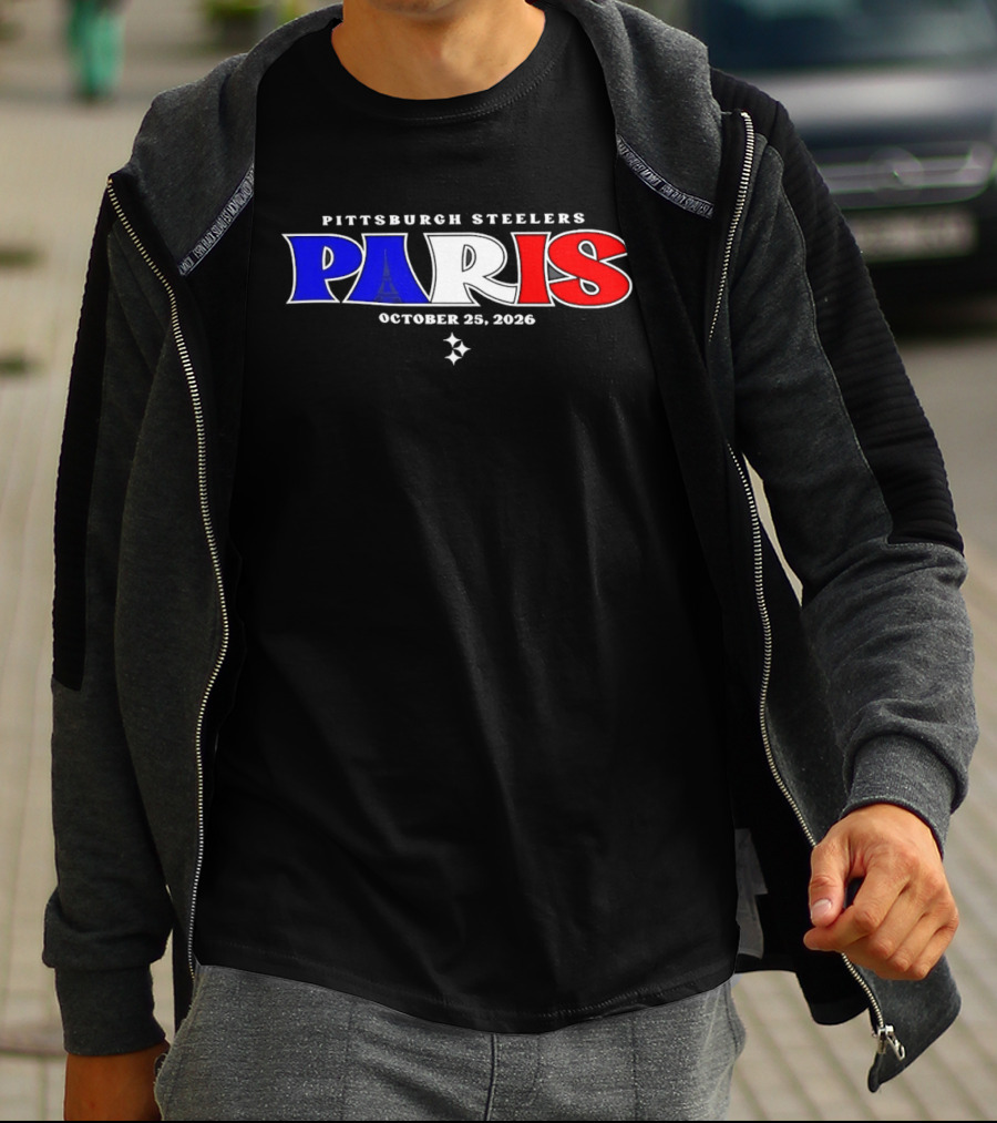 Pittsburgh Steelers Paris October 25 2026 T-Shirt