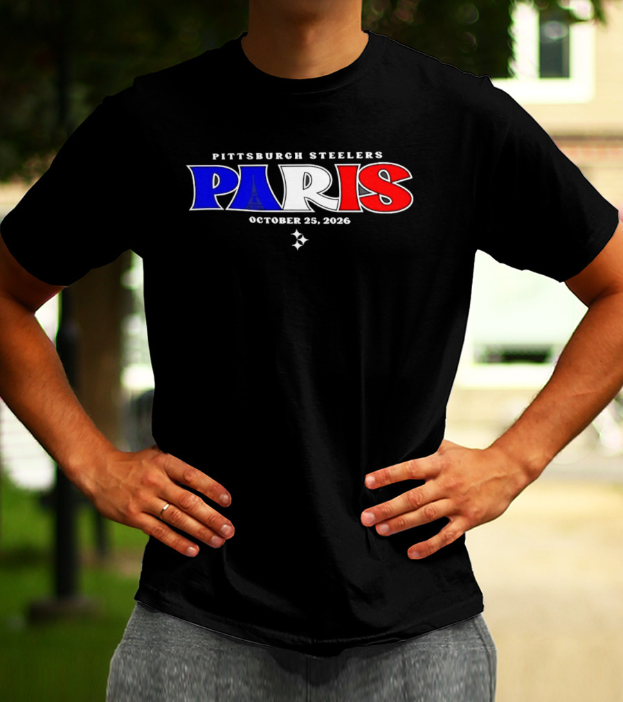 Pittsburgh Steelers Paris October 25 2026 T-Shirt