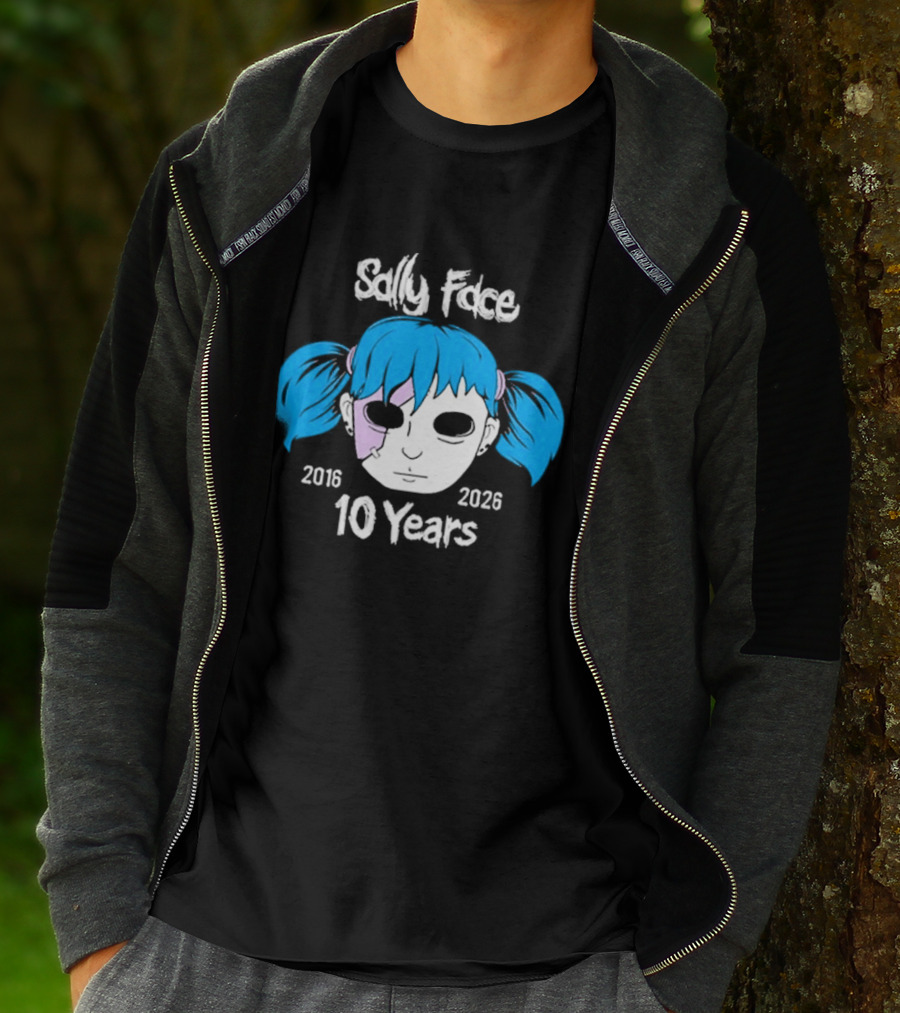 Sally Face 10 Years Anniversary 2016 2026 T-Shirt