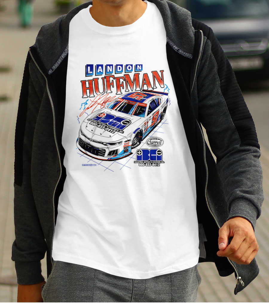 Landon Huffman 2026 Cars Tour Fully Charged Racing T-Shirt