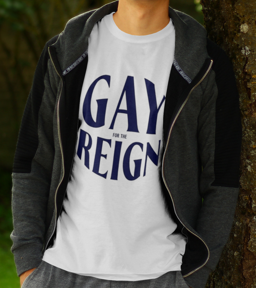 Reign FC Wildfang Pride Gay For The Reign T-Shirt