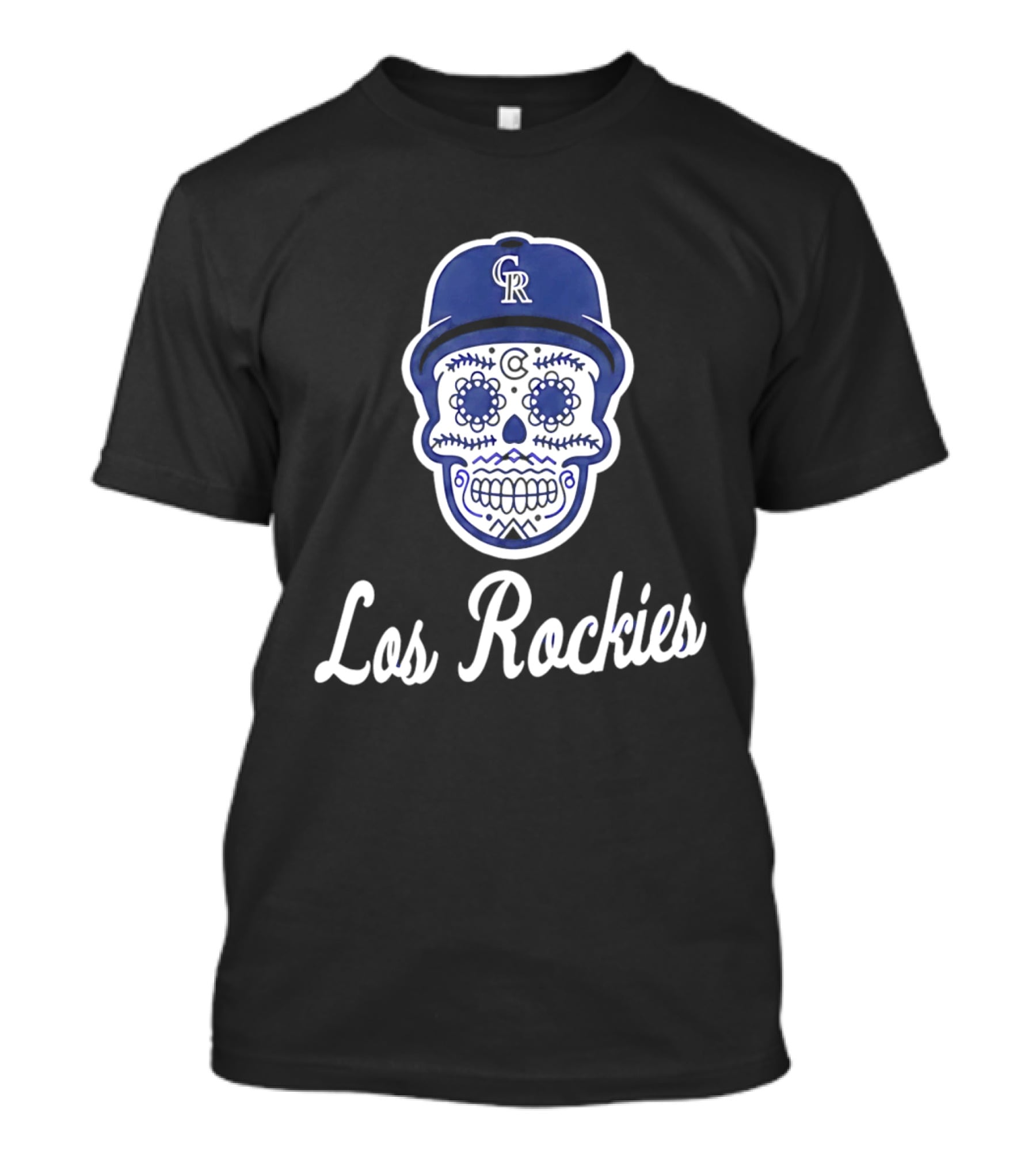 2026 Colorado Los Rockies CR Skull Cap T-Shirt