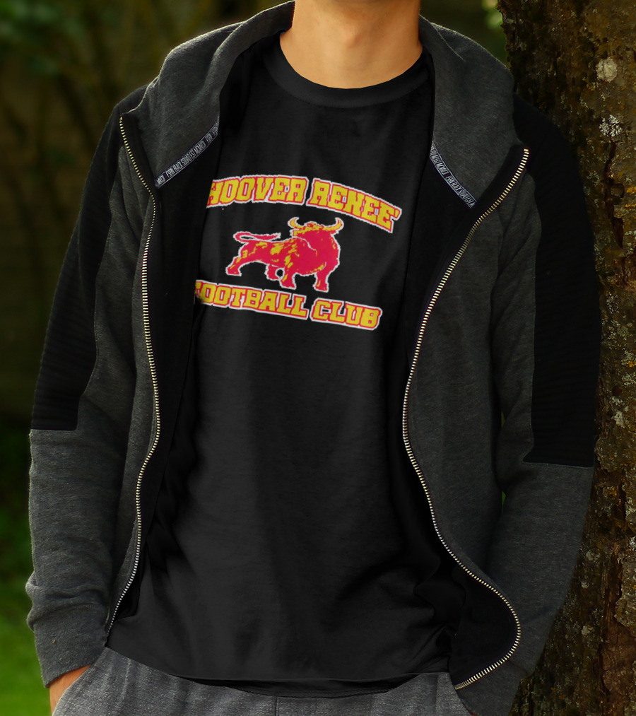 Hoover Renee Football Club Red Yellow Charging Bull T-Shirt