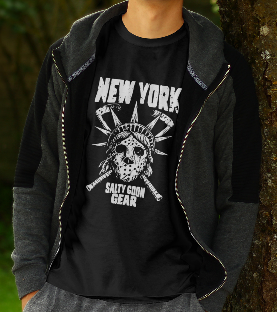 New York Salty Goon Gear Hockey T-Shirt