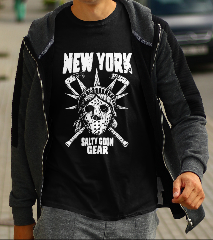 New York Salty Goon Gear Hockey T-Shirt