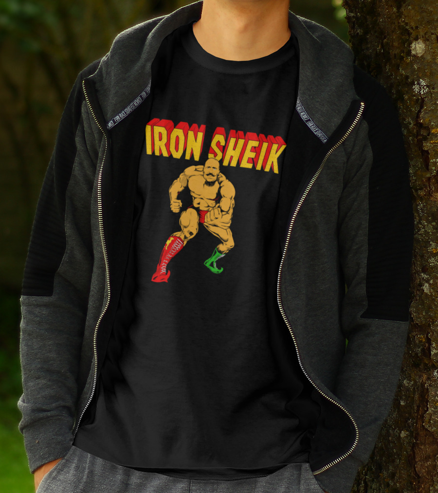 Iron Sheik Wrestling Legend Iconic Wrestler T-Shirt