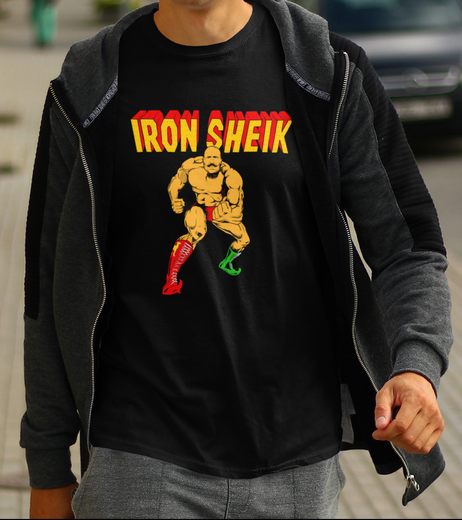 Iron Sheik Wrestling Legend Iconic Wrestler T-Shirt