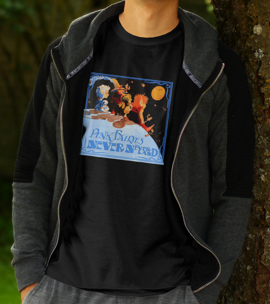 Pink Fairies Never Never Land Vintage Fantasy T-Shirt