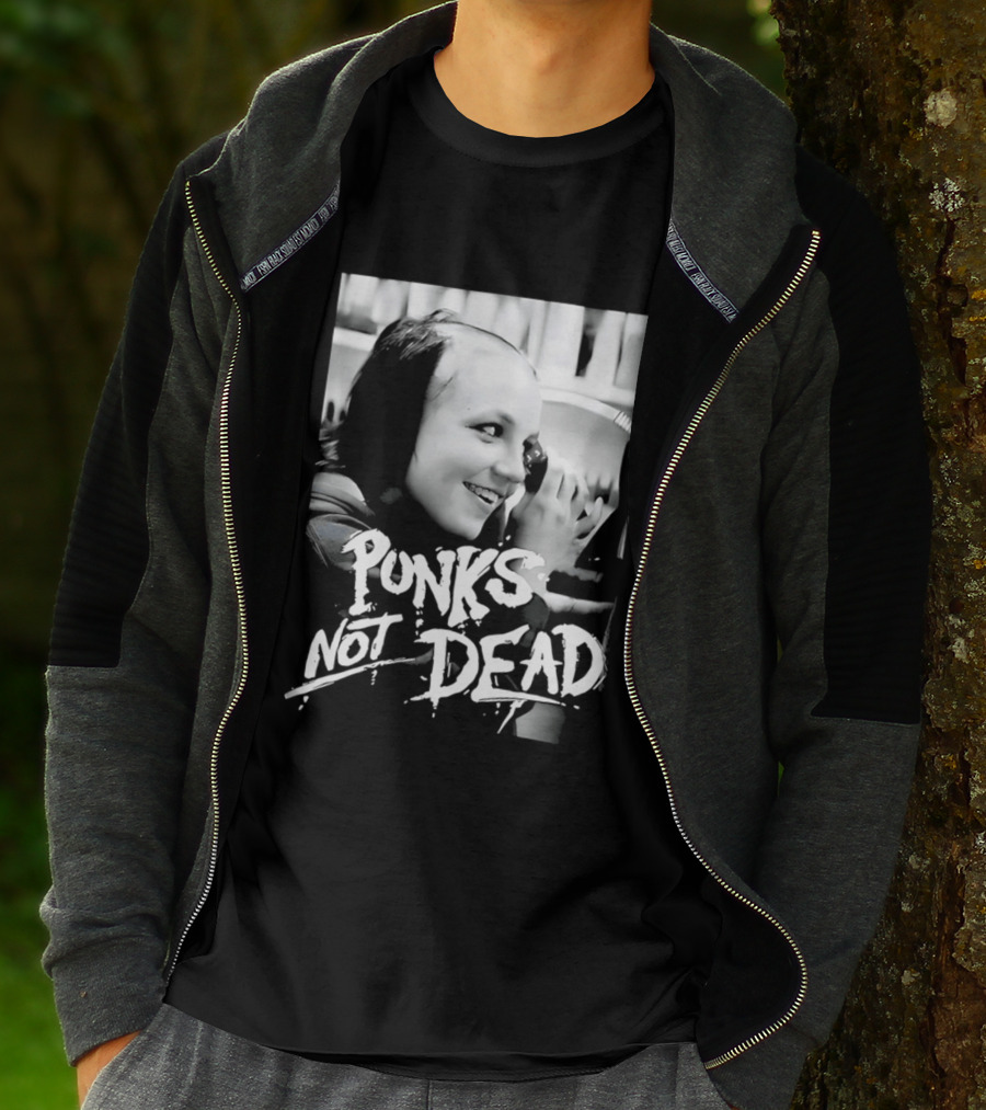Punks Not Dead Britney Spears Iconic Shaved Look T-Shirt