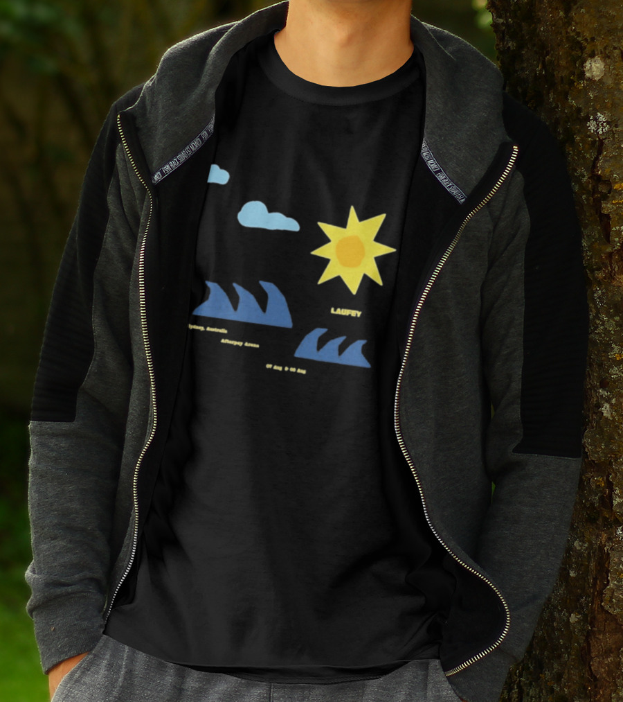 Sydney Australia Opera House Laufey Event Sun & Clouds T-Shirt