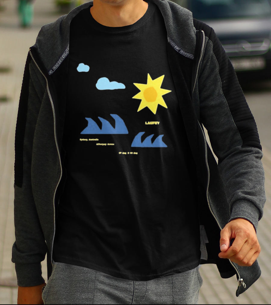 Sydney Australia Opera House Laufey Event Sun & Clouds T-Shirt