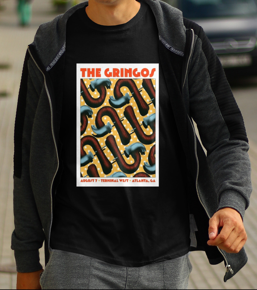 The Gringos August 7 2026 Terminal West Atlanta GA T-Shirt