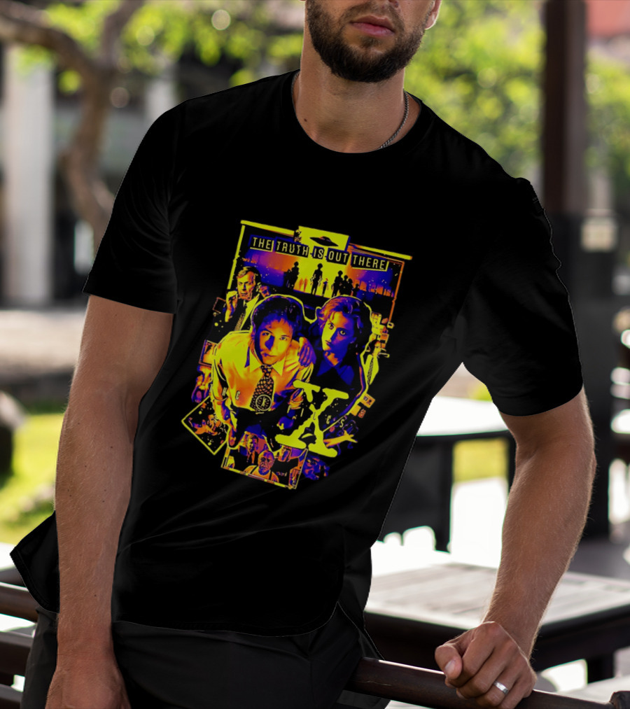 The Truth Is Out There The X Files Mulder Scully 90s TV Series T-Shirt