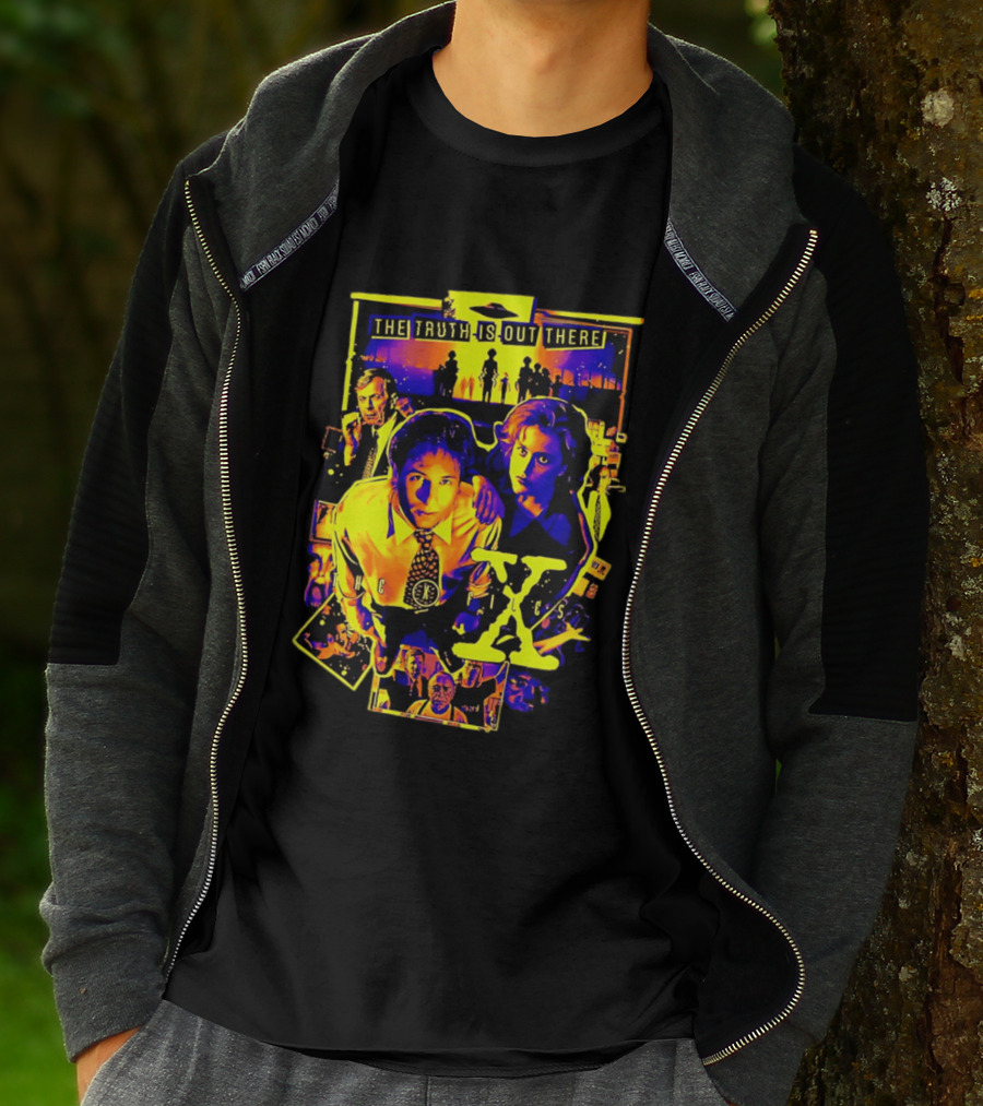 The Truth Is Out There The X Files Mulder Scully 90s TV Series T-Shirt