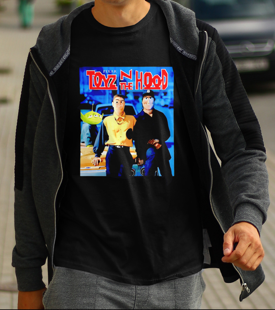 Pixar Toyz N The Hood Parody Toy Story Characters T-Shirt