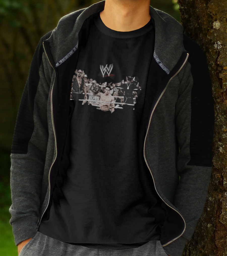Wrestling Is Real WWE John Rock Travis Championship T-Shirt