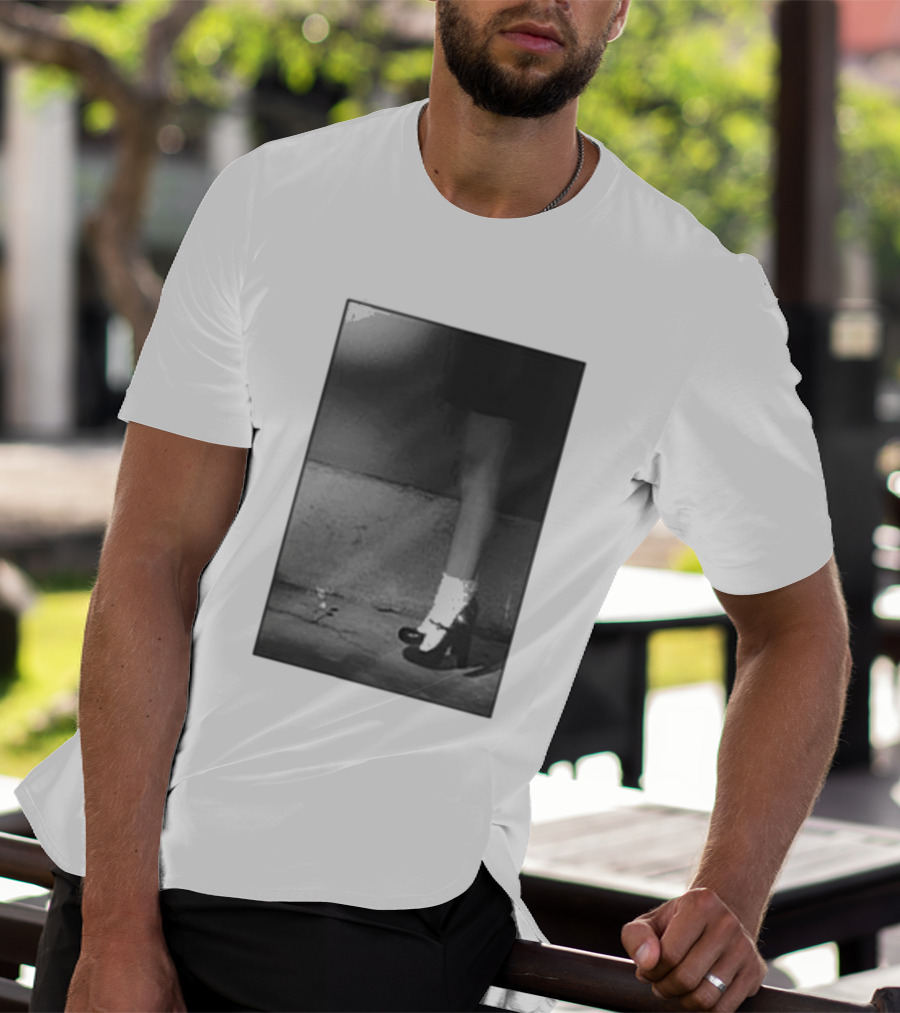 Ariana Grande Petal In The Pavement Vintage Aesthetic Monochrome T-Shirt