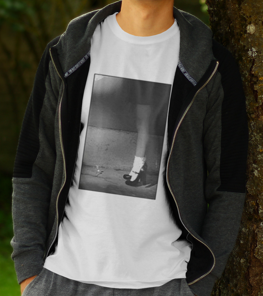 Ariana Grande Petal In The Pavement Vintage Aesthetic Monochrome T-Shirt