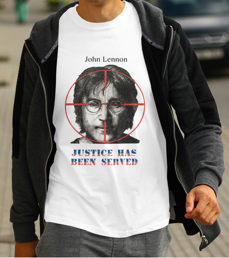 John Lennon Justice Has Been Served Crosshair Target T-Shirt