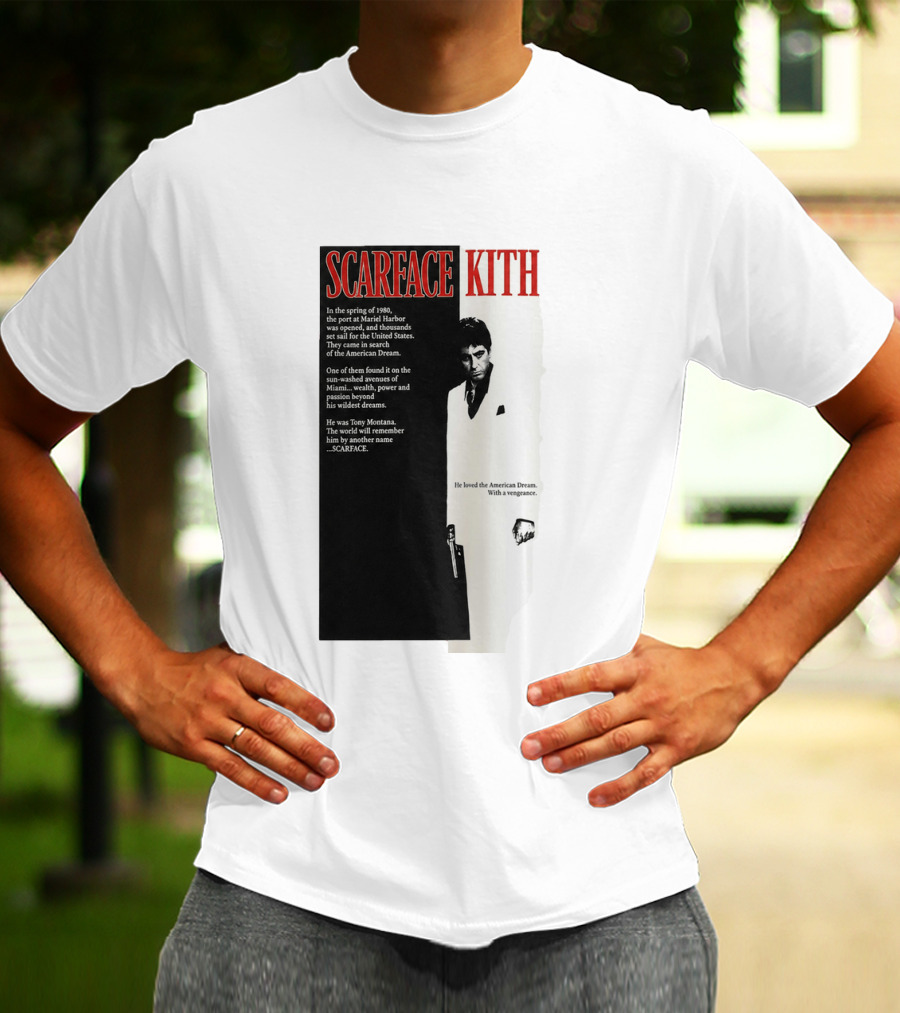 Scarface Kith Tony Montana American Dream 1980 T-Shirt