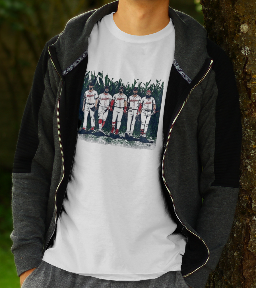 Iowa Cornfield Philadelphia Phillies Baseball Is This Heaven T-Shirt