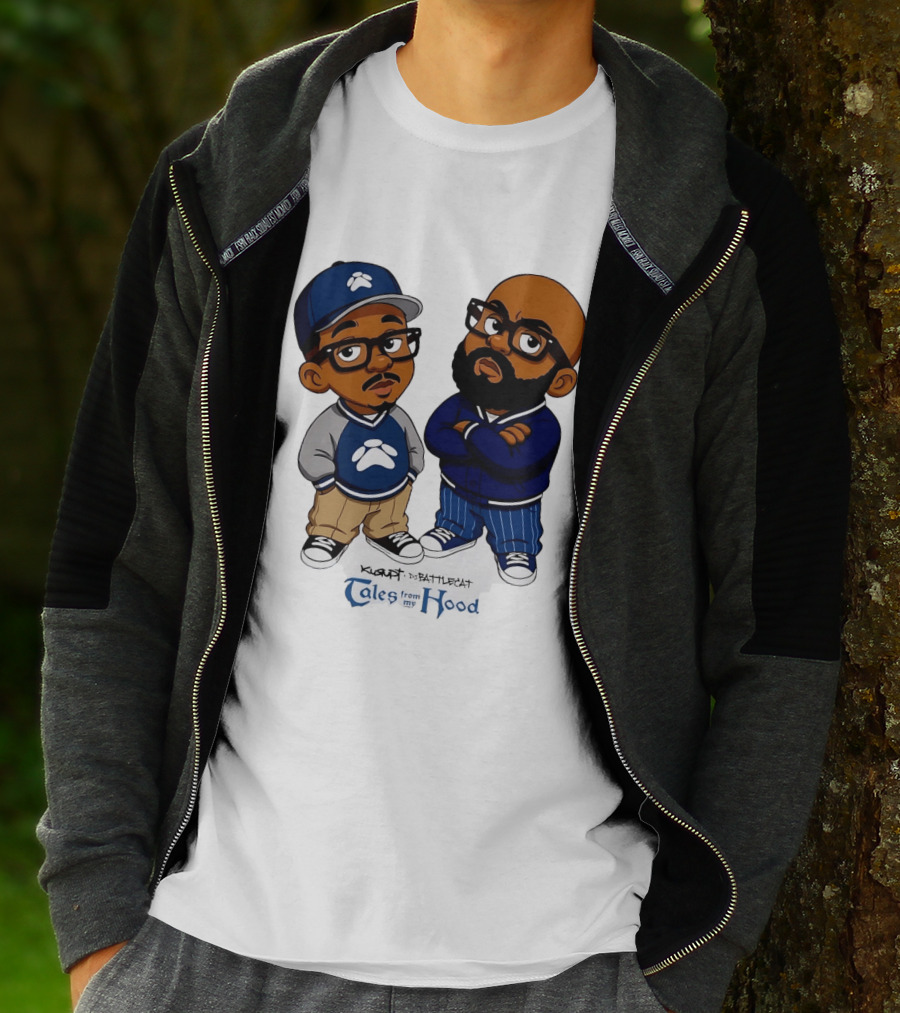 Kurupt DJ Battlecat Tales From My Hood Characters T-Shirt
