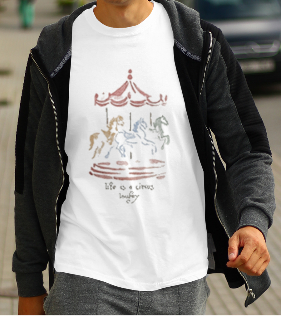 Laufey Carousel Life Is A Climb T-Shirt