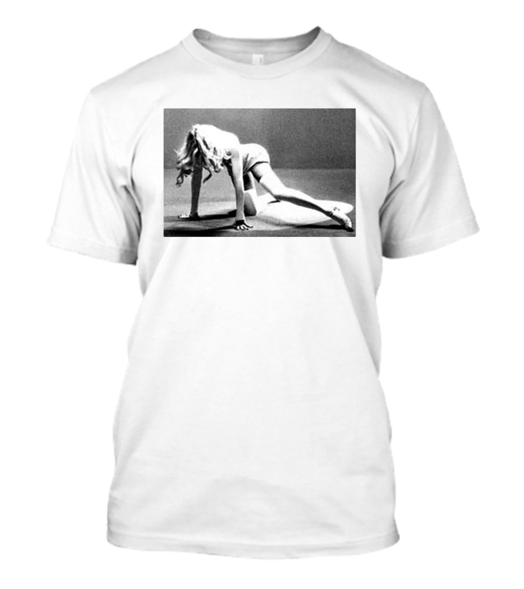 Madonna Confessions II Dance Floor Iconic Pose Black And White T-Shirt
