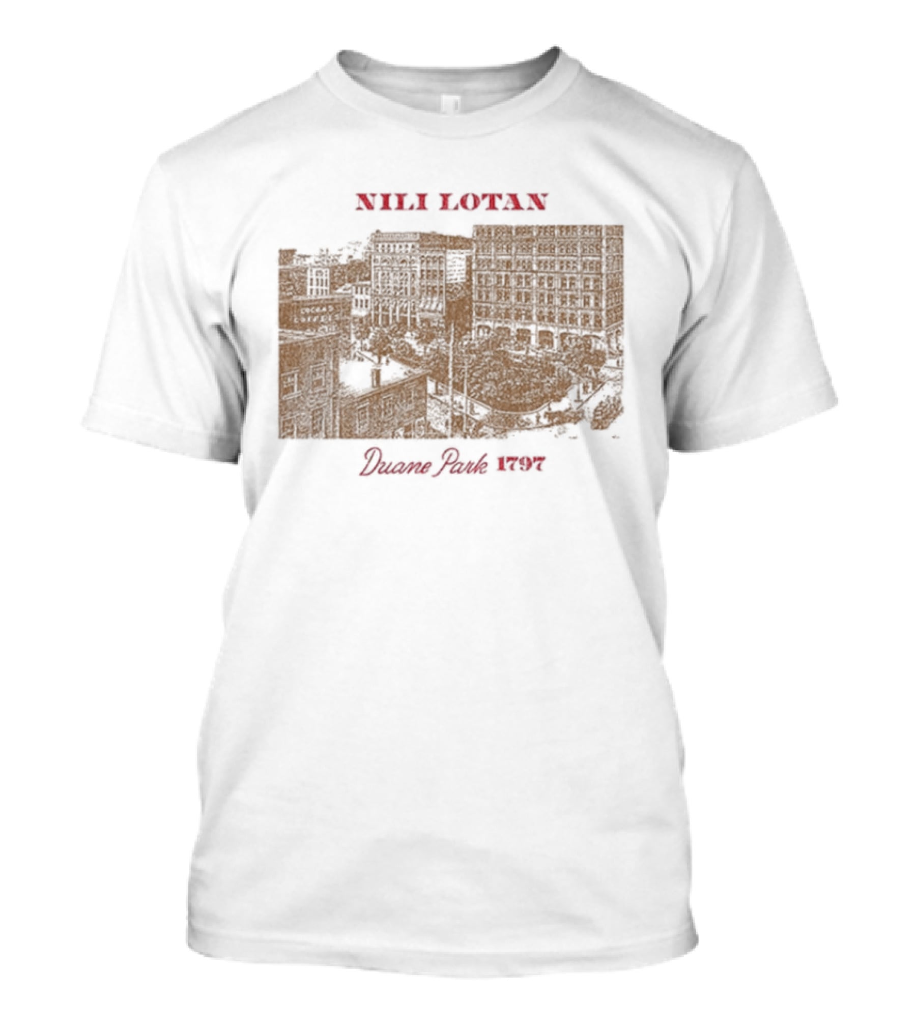 Nili Lotan Duane Park 1797 Architecture Scene T-Shirt