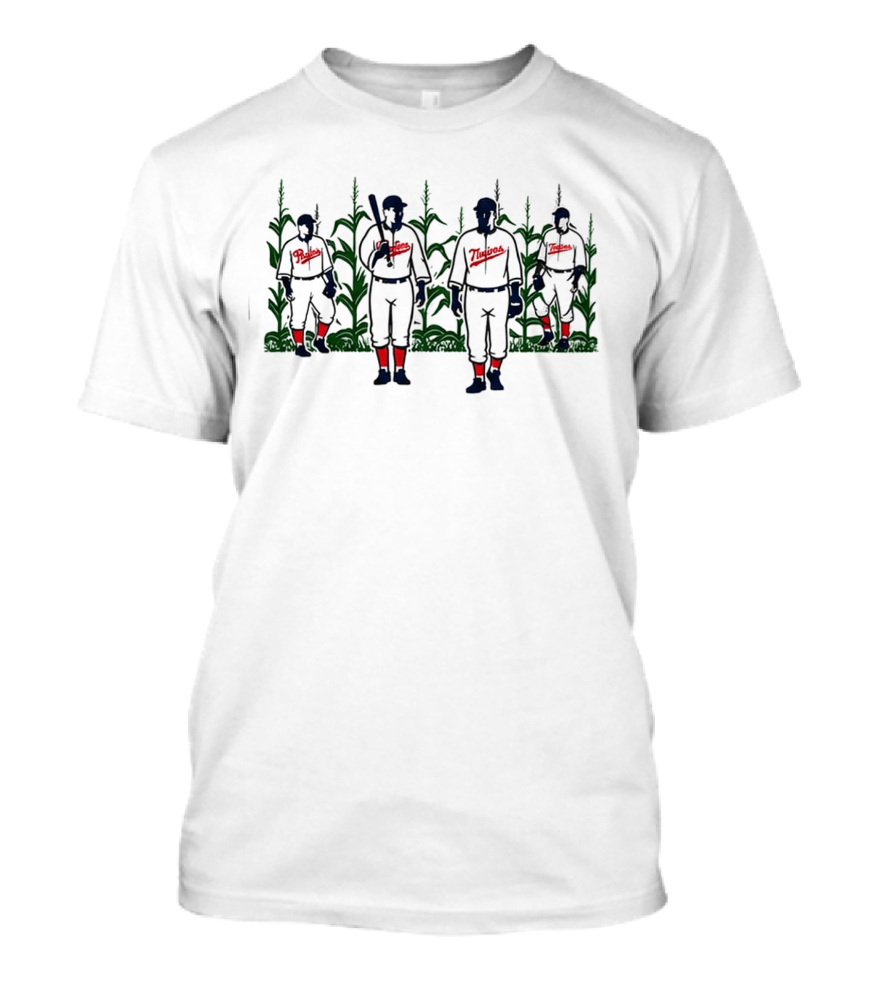 Phillies Vs Twins 2026 Field Of Dreams Game Vintage Baseball Cornfield Scene T-Shirt