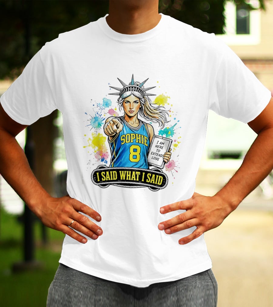 Sophie Cunningham Liberty Number 8 Jersey I Said What I Said Extend Love T-Shirt