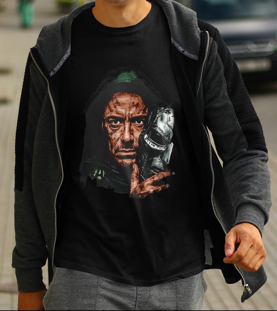 Avengers Doctor Doom Green Cloak Metal Mask Marvel Comics Villain T-Shirt