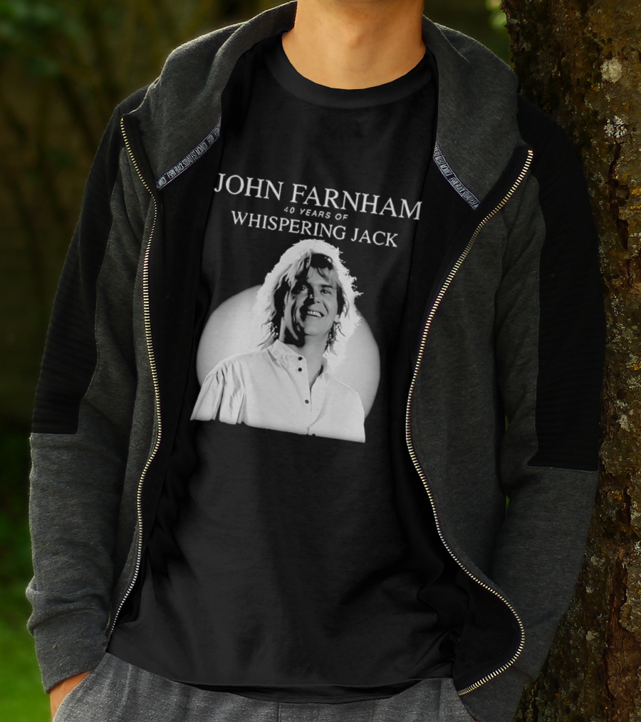 40 Years Of John Farnham Whispering Jack T-Shirt