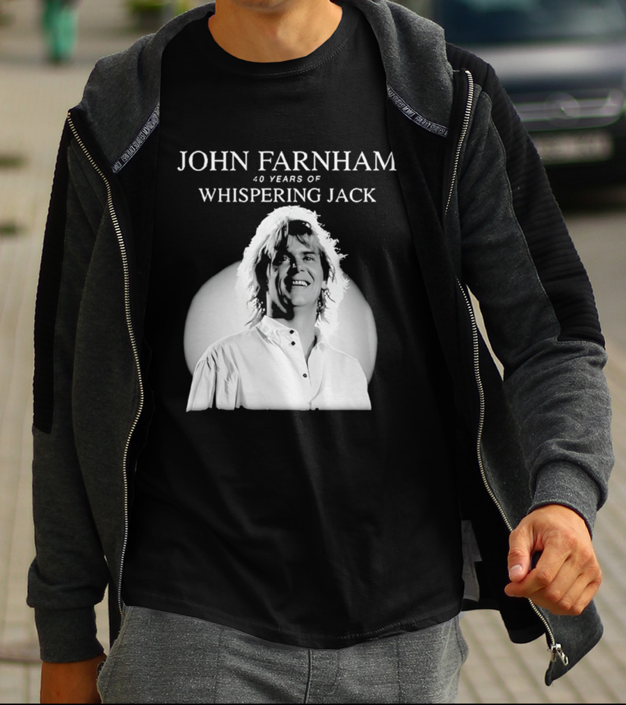 40 Years Of John Farnham Whispering Jack T-Shirt