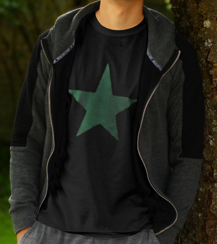 Justin Bieber World Star Imports Green Star T-Shirt