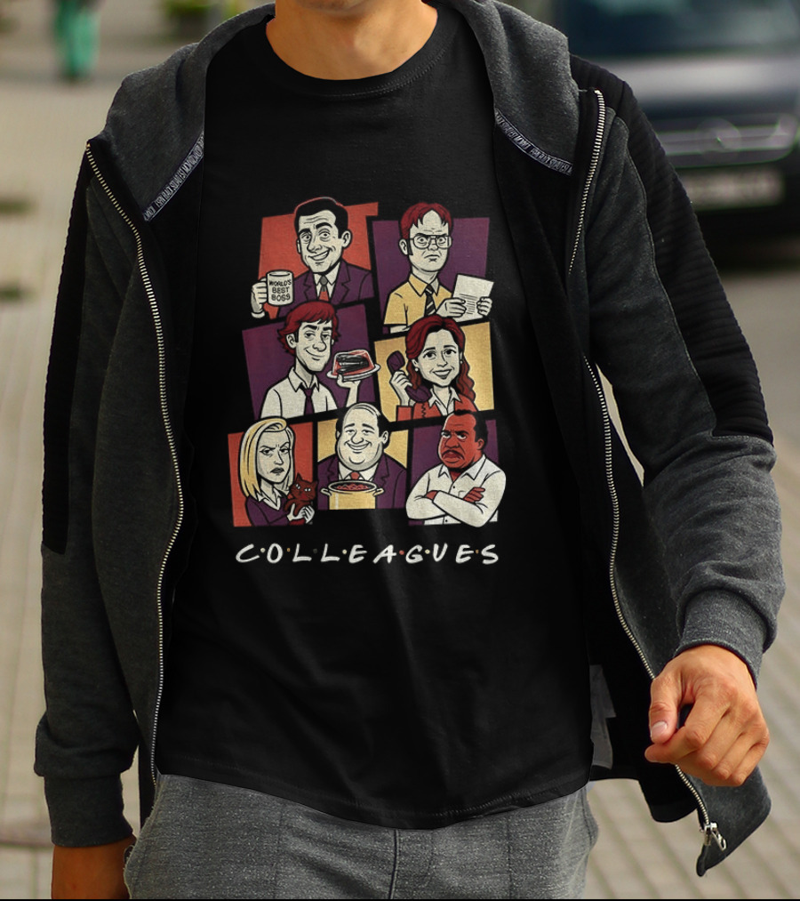 The Office Characters Colleagues Iconic TV Series Merch T-Shirt